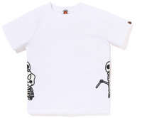 Bape Kids Glow In The Dark Dinosaur Tee White Size 140