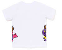 Bape Kids Glow In The Dark Dinosaur Tee White Size 140