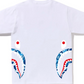 Bape Kids ABC Camo Side Shark Tee White x Blue Size 140 K