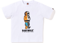 Bape Kids Glow In The Dark Rex Bone Tee White Size 140 K