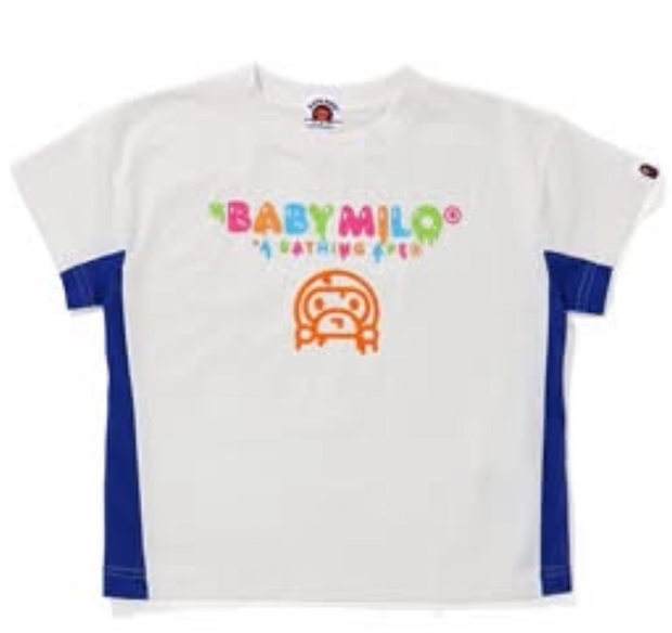 Bape Kids Baby Milo Loose Fit Tee White Size 140 K