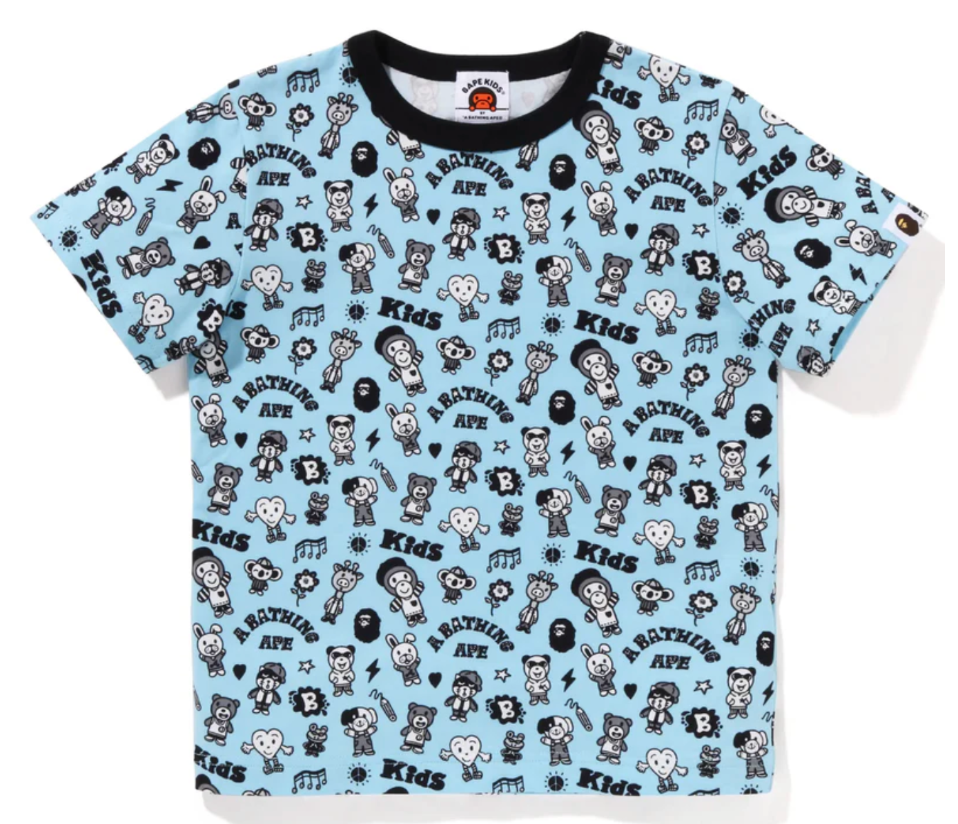 Bape Kids x Chocomoo Milo Friends Tee Blue Size 140 K