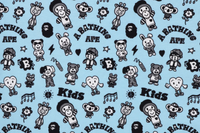 Bape Kids x Chocomoo Milo Friends Tee Blue Size 140 K