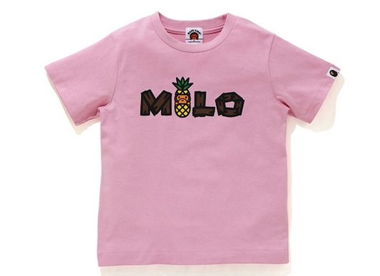 Bape Kids Baby Milo Pineapple Tee Pink Size 140 K