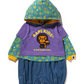 Bape Kids Baby Milo Junk Food Purple Bodysuit Size 70