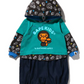 Bape Kids Baby Milo Junk Food Layered Romper In Green Size 80