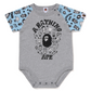 Bape Kids X Chocomoo Milo Friends Grey Bodysuit Size 70