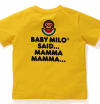 Bape Kids Baby Milo Watermelon Sumer Tee Yellow Size 140 K