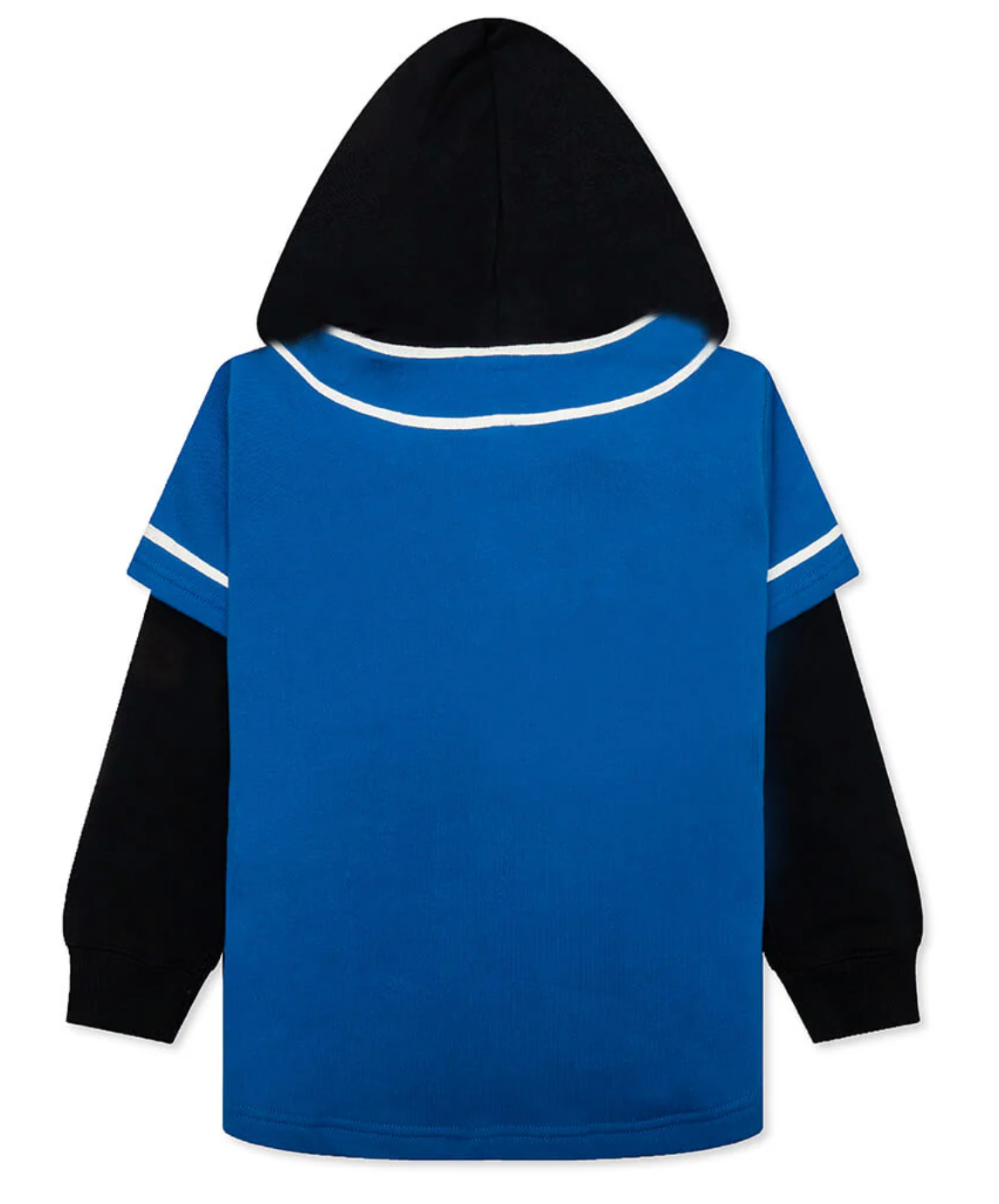 Bape Kids Bape Logo Layered Baseball Sweatshirt Blue Size 140 K