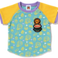 Bape Kids Baby Milo Junk Food Green Raglan T-Shirt Size 80
