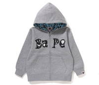 Bape Kids x Chocomoo Zip Hoodie Grey Size 140 K