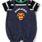 Bape Kids Baby Milo Salopette Layered Navy Romper Size 80