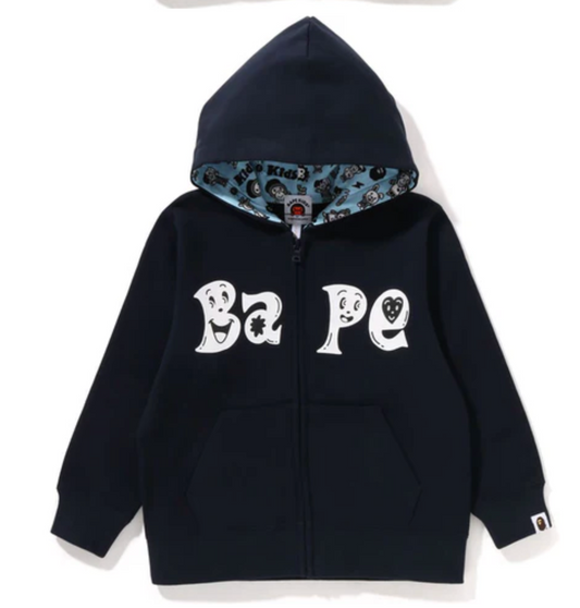 Bape Kids x Chocomoo Zip Hoodie Navy Size 140 K