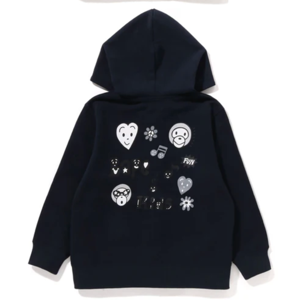 Bape Kids x Chocomoo Zip Hoodie Navy Size 140 K