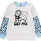 Bape Kids X Chocomoo Milo Friends Layered L/S Shirt White Size 90 K