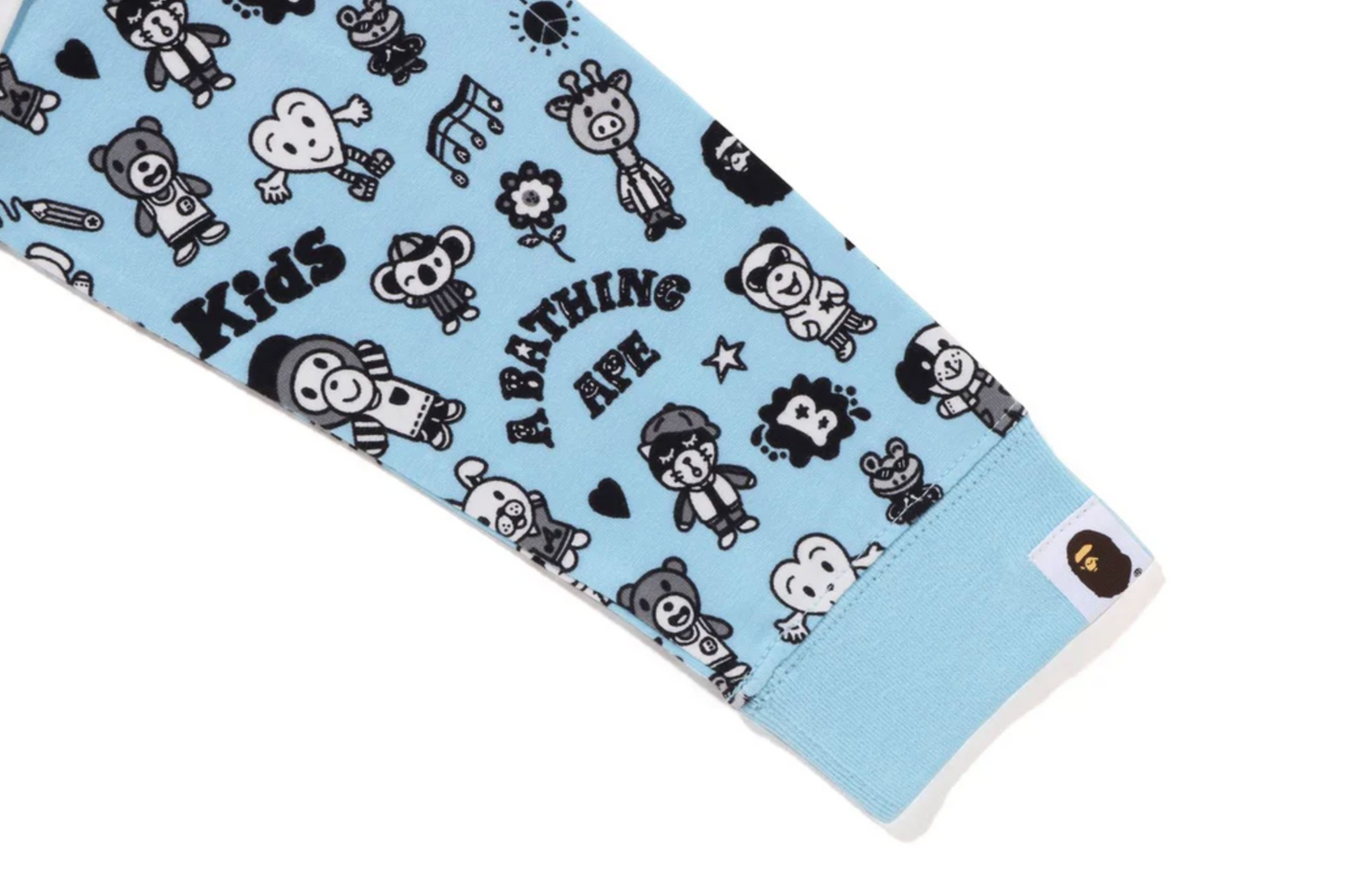 Bape Kids X Chocomoo Milo Friends Layered L/S Shirt White Size 90 K