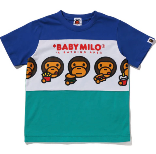 BABY MILO JUNK FOOD COLOR BLOCK TEE K / GREEN / 90