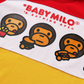 Bape Kids Baby Milo Junk Food Yellow Color Block Tee Size 90
