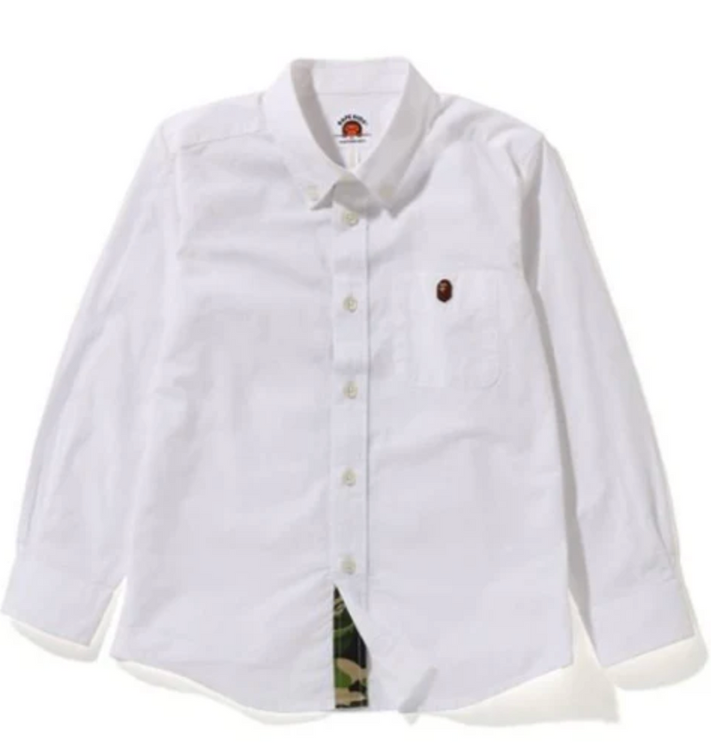 Bape Kids ABC Camo Shirt Jr White SIze 150 K