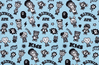 Bape Kids X Chocomoo Milo Friends Blue Tee Size 130