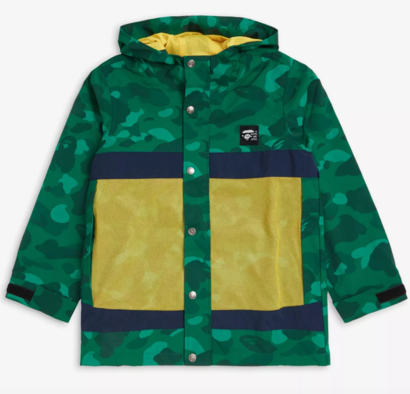 Bape Kids Color Camo Hoodie Jacket Jr Green Size 160 K