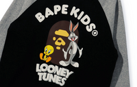 Bape Kids x Looney Tunes L/S Tee Black Size 130 K