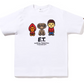 Bape Kids x E.T. Baby Milo Tee White Size 130 K