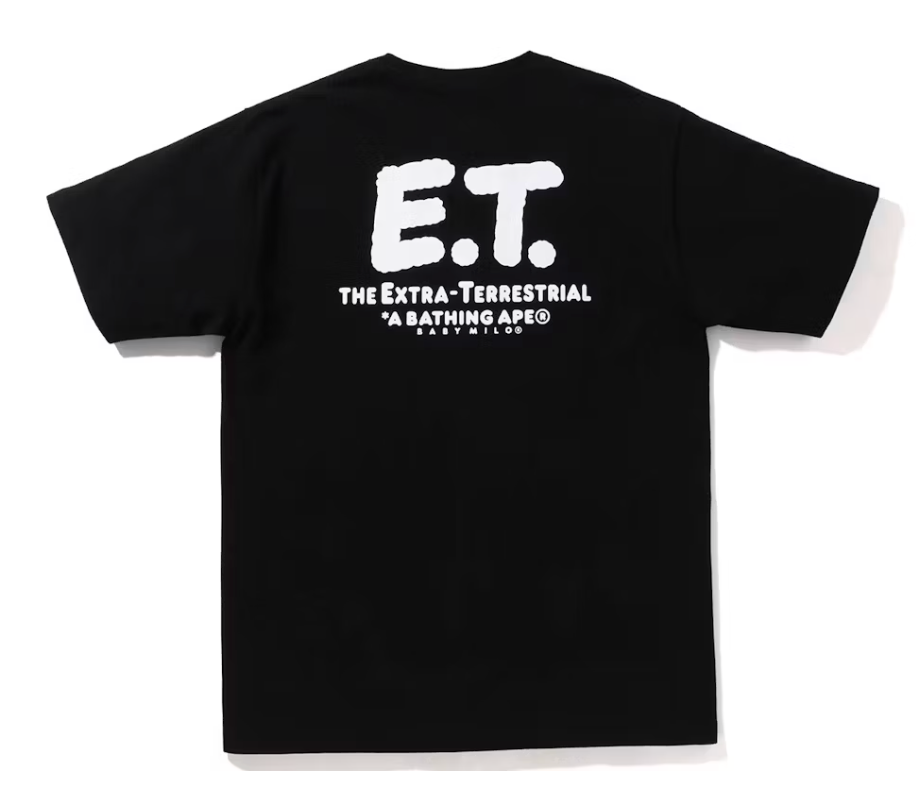 Bape Kids x E.T. Baby Milo Tee Black Size 130 K