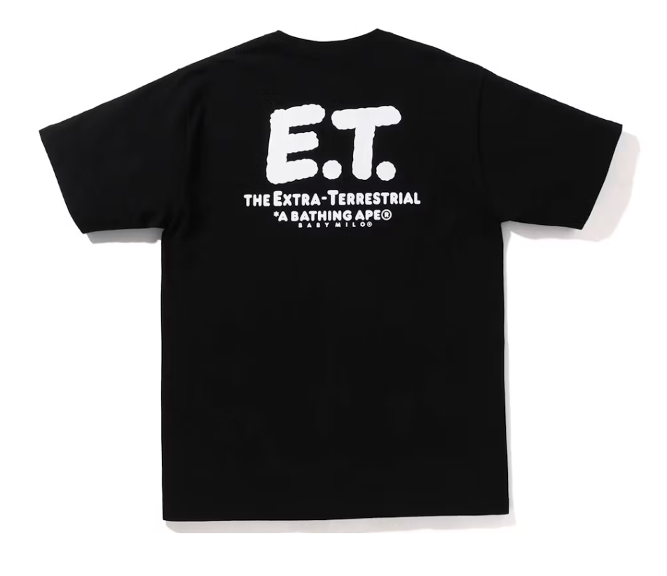Bape Kids x E.T. Baby Milo Tee Black Size 120 K