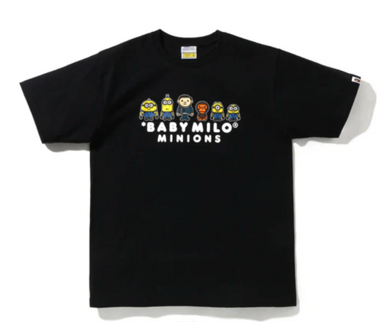 Bape Kids x Minions Baby Milo 05 Tee Black Size 130 K