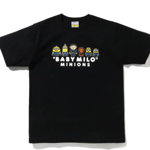 Bape Kids x Minions Baby Milo 05 Tee Black Size 130 K