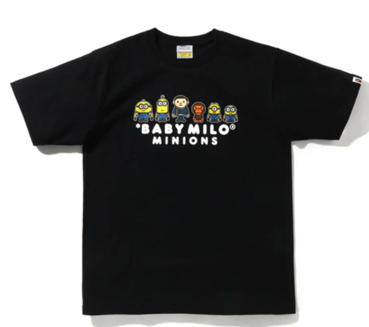 Bape Kids x Minions Baby Milo Tee Black Size 110 K