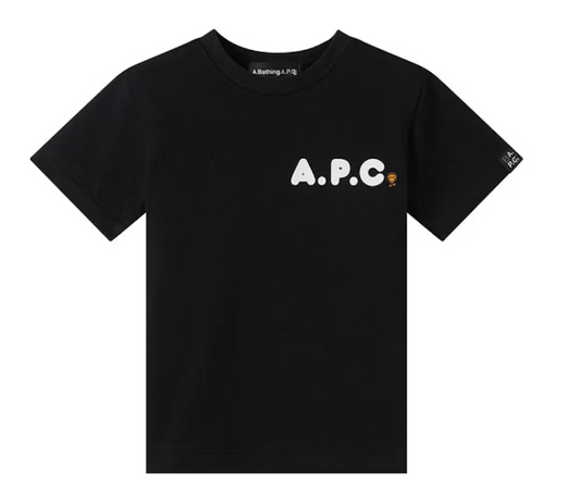 Bape Kids x A.P.C. Milo On APC Tee Black Size 130 K