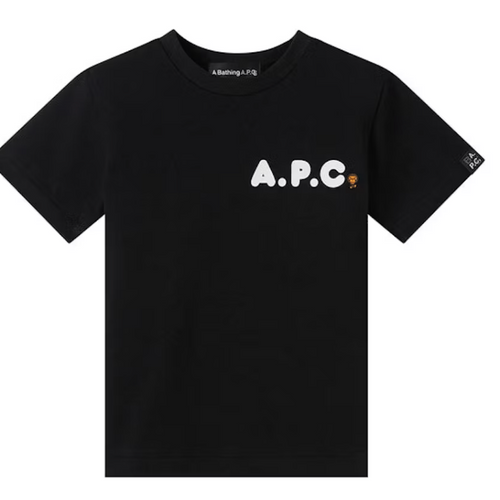 Bape Kids x A.P.C. Milo On APC Tee Black Size 130 K