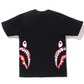 Bape Kids ABC Camo Side Shark Tee Black & Pink Size 110 K