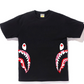 Bape Kids ABC Camo Side Shark Tee Black & Pink Size 120 K