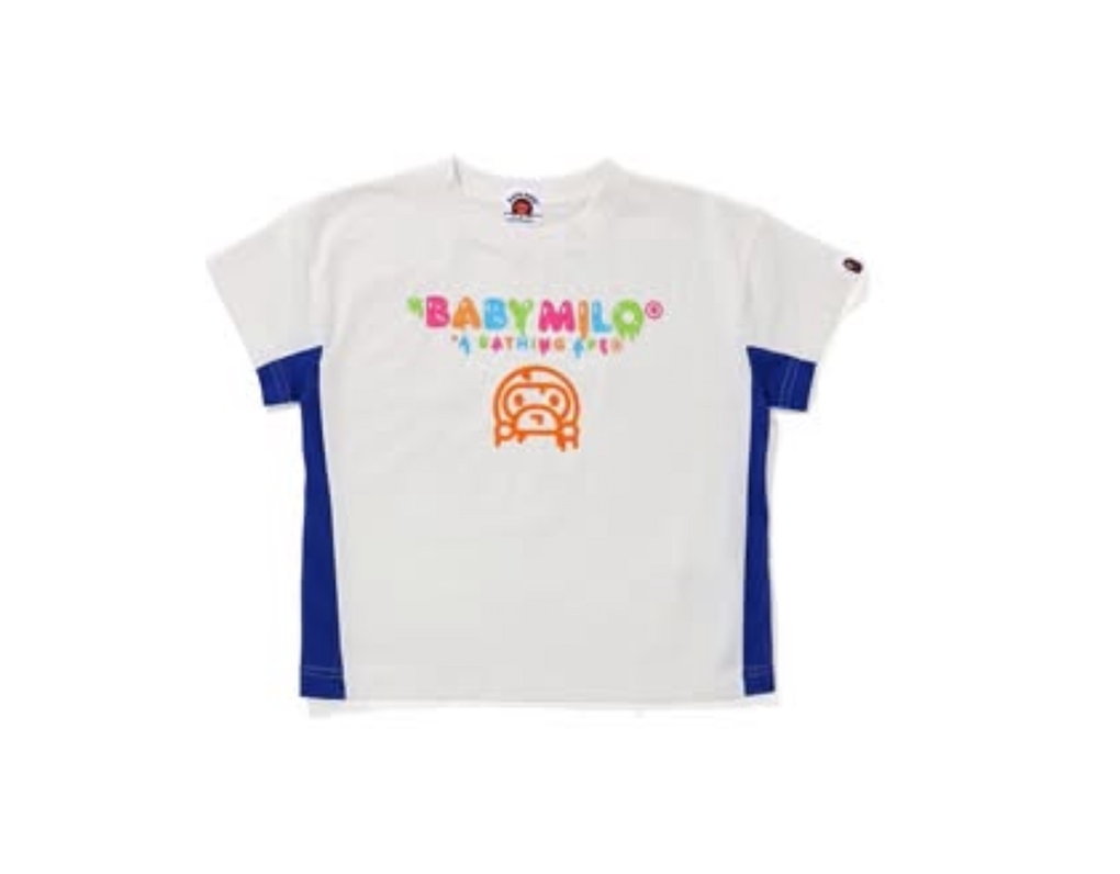 Bape Kids Baby Milo Loose Fit Tee White Size 130 K