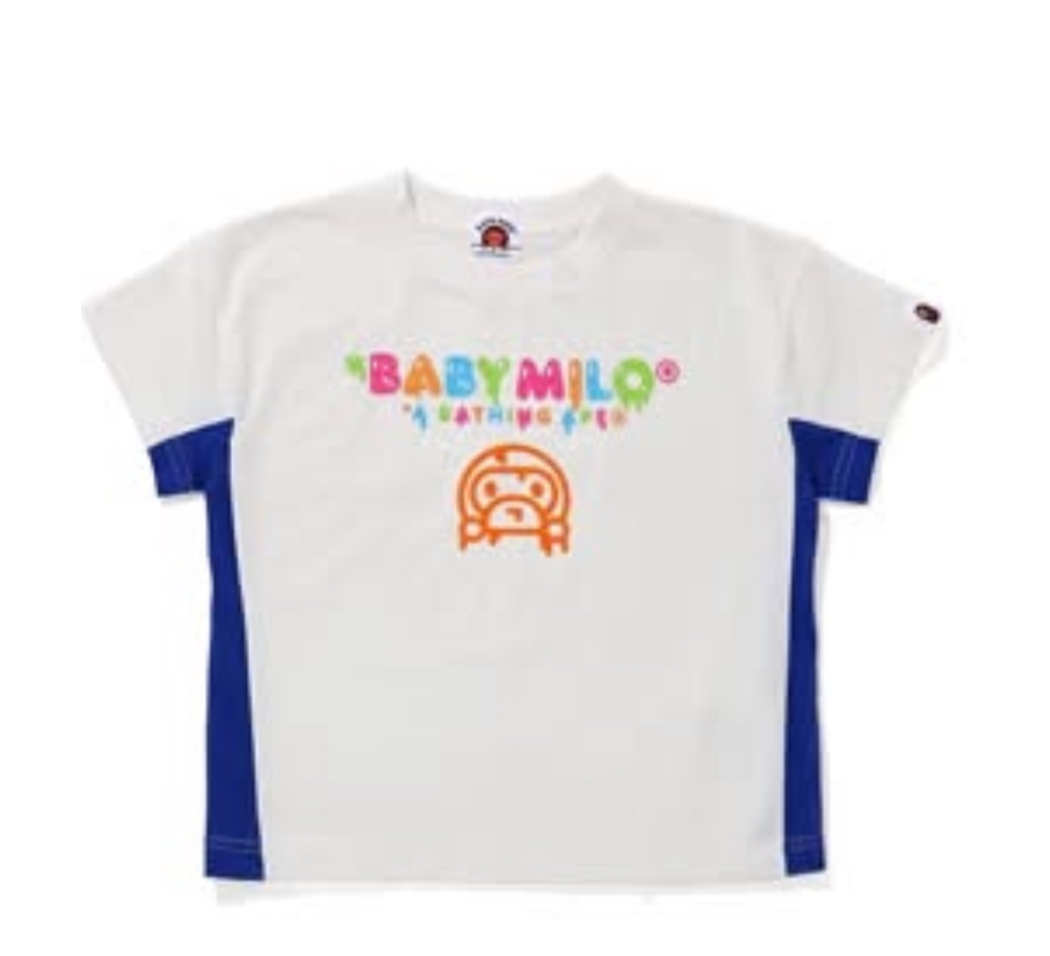 Bape Kids Baby Milo Loose Fit Tee White Size 120 K