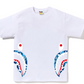 Bape Kids ABC Camo Side Shark Tee White & Blue Size 120 K