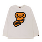 Bape Kids Milo Pizza L/S Tee White Size 110 K