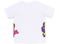 Bape Kids Glow In The Dark Bone Dinosaur Tee White Size 130 K