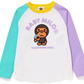 Bape Kids Baby Milo Donuts Raglan L/S Tee White Size 130 K
