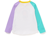 Bape Kids Baby Milo Donuts Raglan L/S Tee White Size 120 K