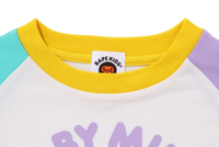 Bape Kids Baby Milo Donuts Raglan L/S Tee White Size 120 K