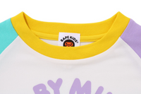 Bape Kids Baby Milo Donuts Raglan L/S Tee White Size 100 K