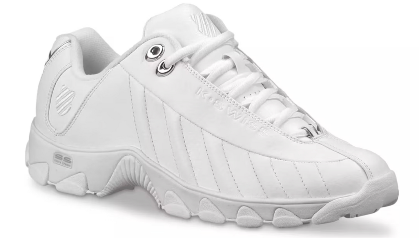 K-Swiss Women's ST329 CMF White Memory Foam Nurse's Sneaker Size 10W