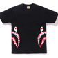 Bape Kids ABC Camo Side Shark Tee Black & Pink Size 130K
