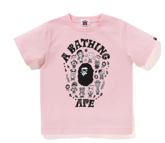 Bape Kids x Chocomoo Tee Pake Set Pink Size 120 K
