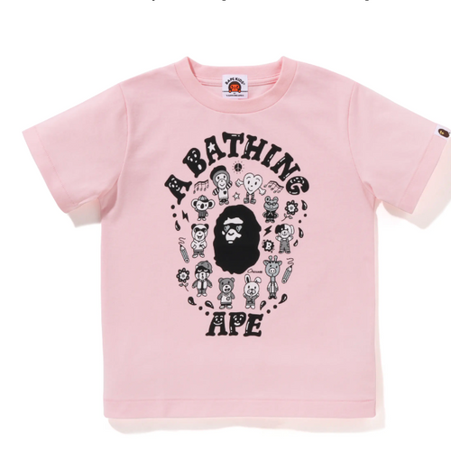 Bape Kids x Chocomoo Tee Pake Set Pink Size 100 K