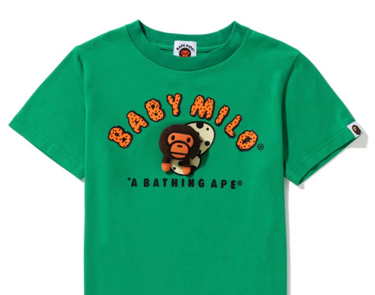 Bape Kids Baby Milo Plush Doll In An Egg Tee Green Size 130 K